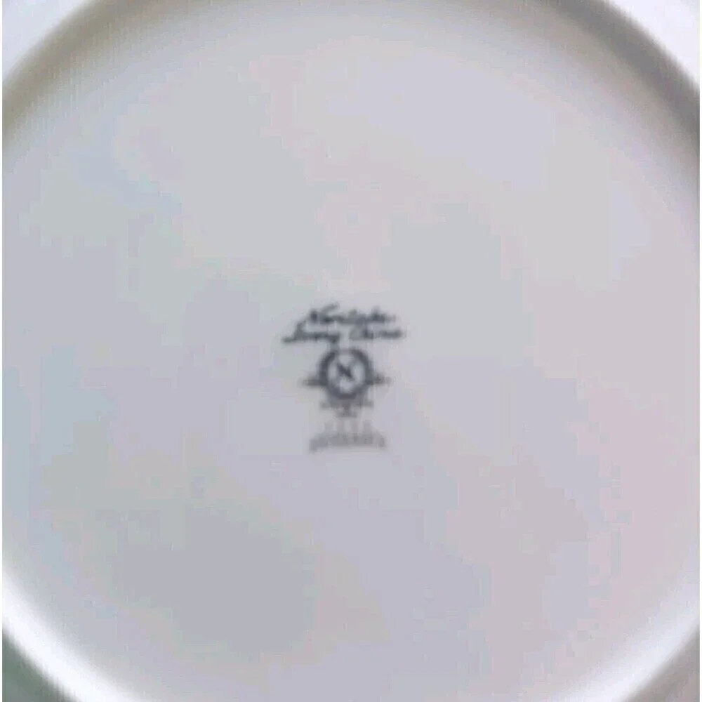 Noritake Japan Dinner Salad Plates Ivory China Viceroy 7222 Set Of 4 Vintage